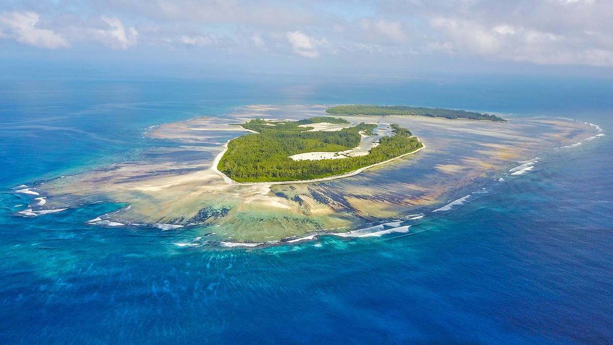 Poivre scenic aerial seychelles